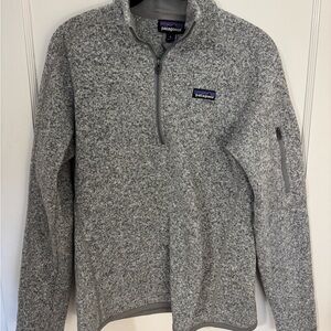 Patagonia Zip-Up Sweater in Heather Gray